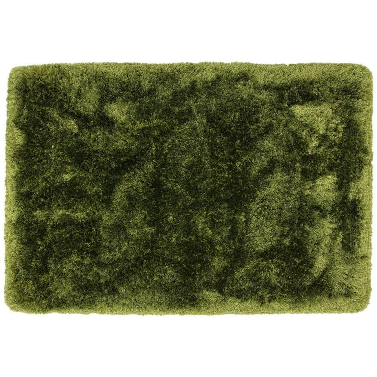 Plush Green Rug - 70cm x 140cm