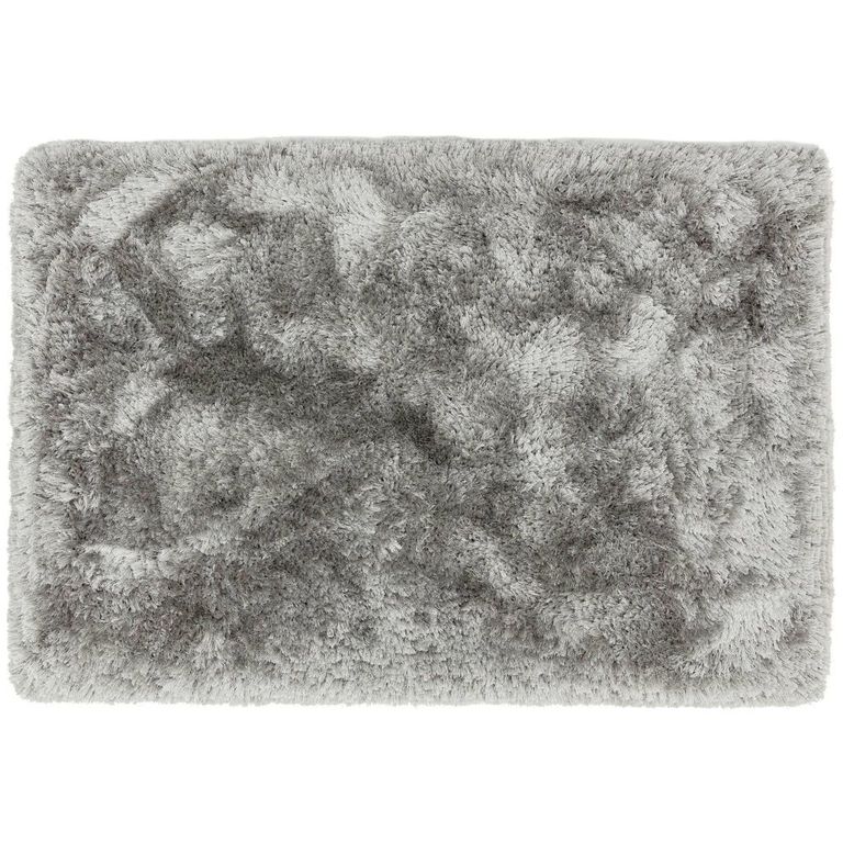 Plush Grey Silver Rug - Sizes Available