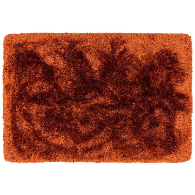 Plush Rust Orange Rug - Sizes Available