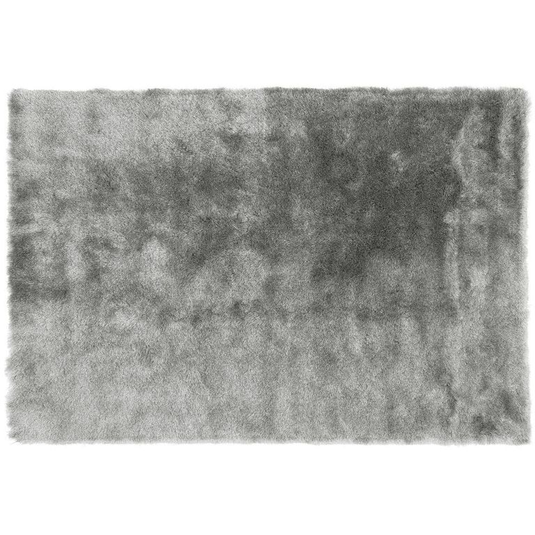 Whisper Tungsten Grey Silver Rug - 65cm x 135cm