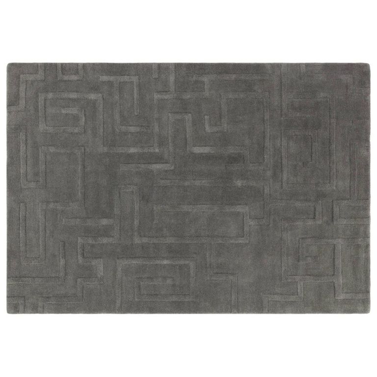 Maze Charcoal Rug - Sizes Available