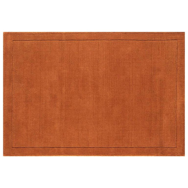 York Terracotta Orange Rug - Sizes Available