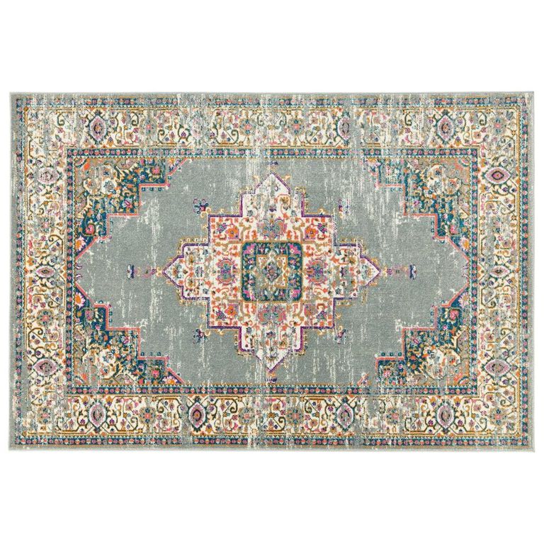Colt Medallion Grey CL02 Rug - 160cm x 230cm