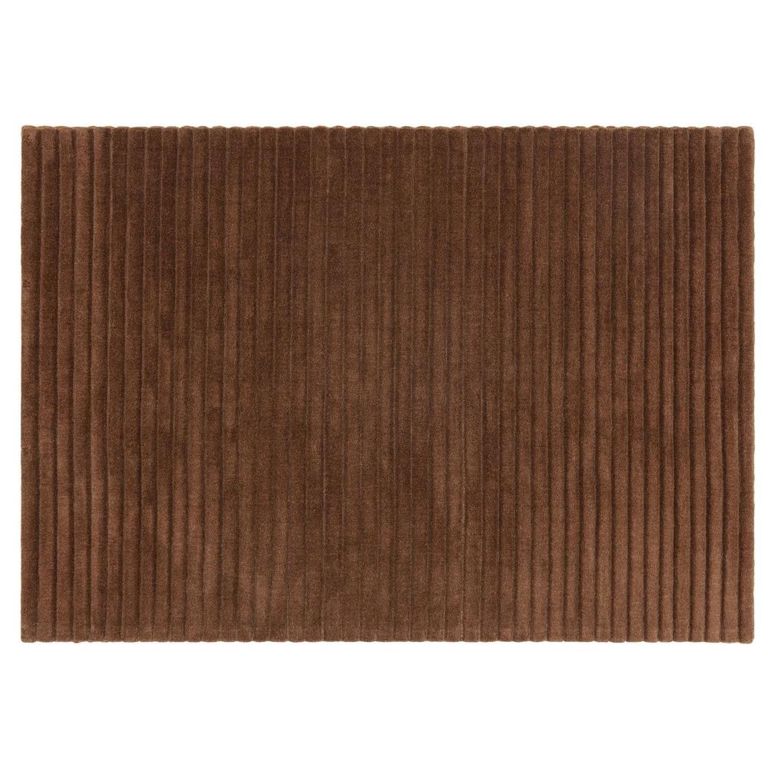 Linie Cocoa Brown Rug - Sizes Available