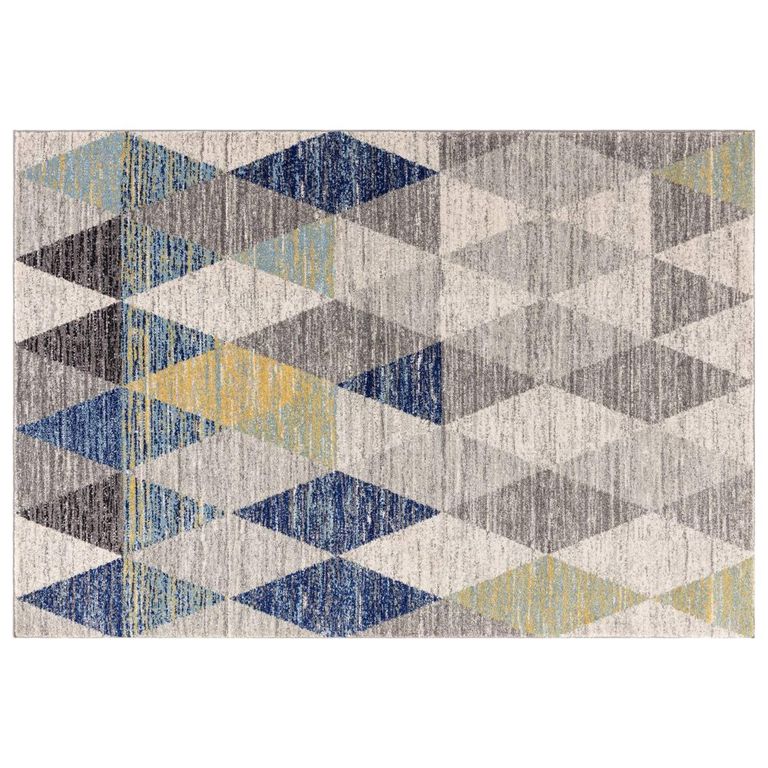 Muse Harlequin Blue MU25 Rug - Sizes Available