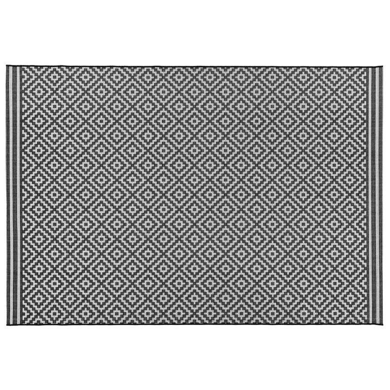 Patio Diamond Monochrome PAT12 Rug - Sizes Available