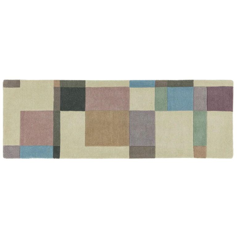 Reef Blocks Pastel Multi Colour RF17 Runner - 66cm x 200cm