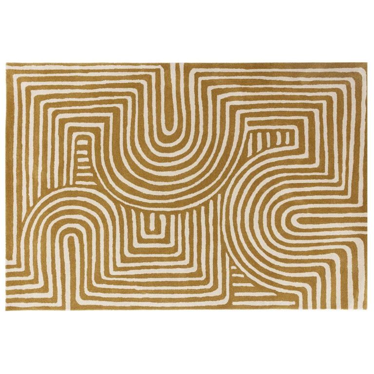 Reef Curve Ochre RF28 Rug - Sizes Available