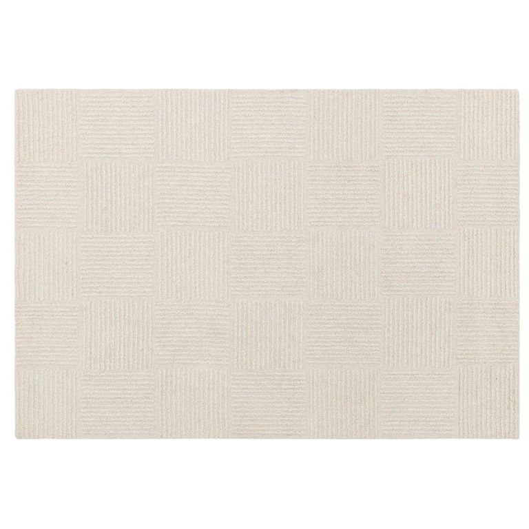 Zennith Grid Cream Rug - Sizes Available