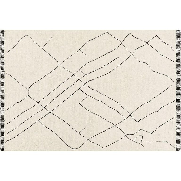 Arsenal Cream Global Hand Tufted Wool ARL2304 Rug - Sizes Available