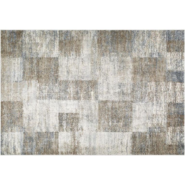 Avellino Brown Graphic High Pile AVL2342 Rug - Sizes Available