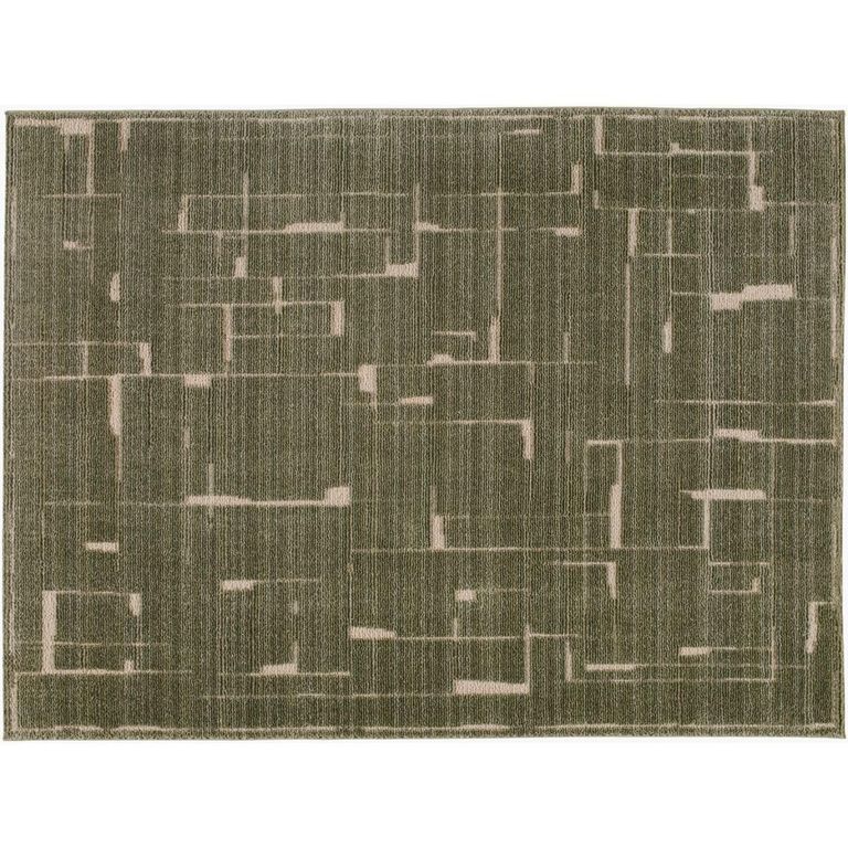 Alba Graphic Green EDAL2302 Rug - Sizes Available