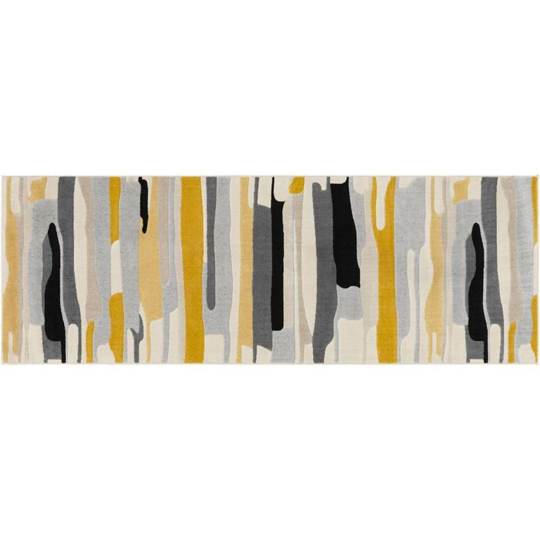City Modern Yellow CIT2340 Runner - 80cm x 220cm