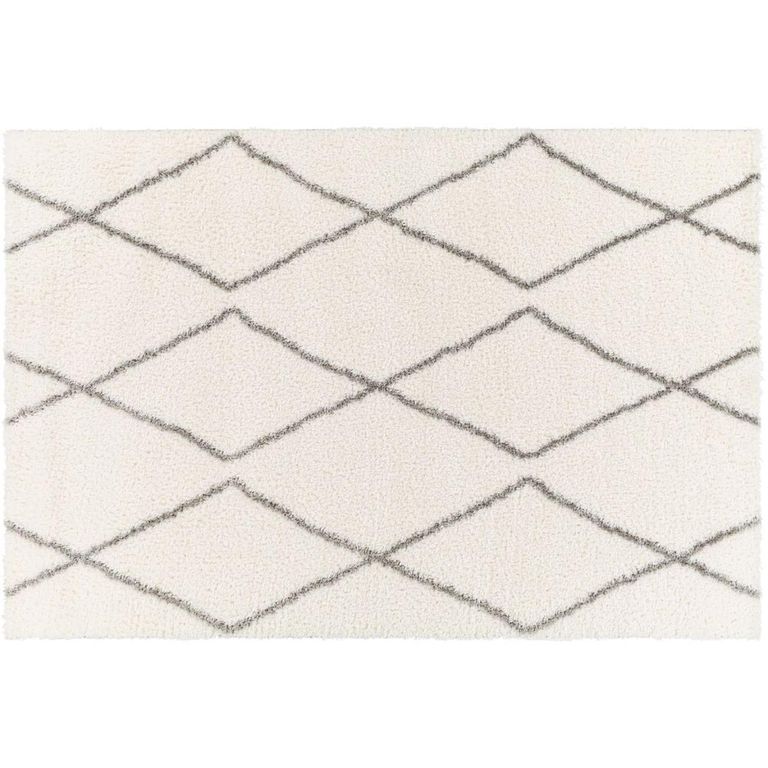 Cloudy Shaggy Ivory CDG2317 Rug - 200cm x 275cm
