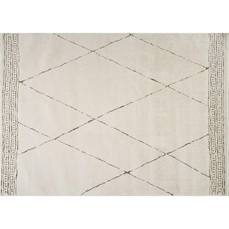 Freud Brown High Pile FEU2331 Rug - Sizes Available