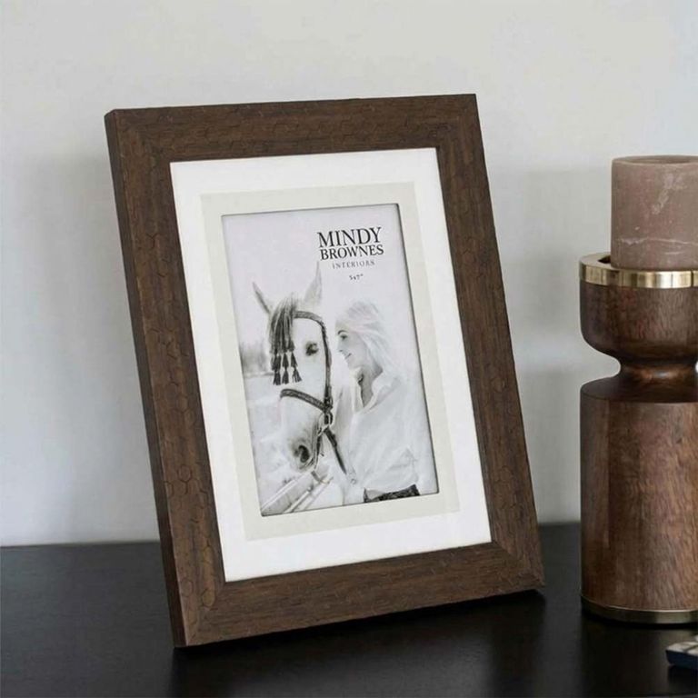 Set of 4 Aria Brown Photo 5 x 7inch Frame