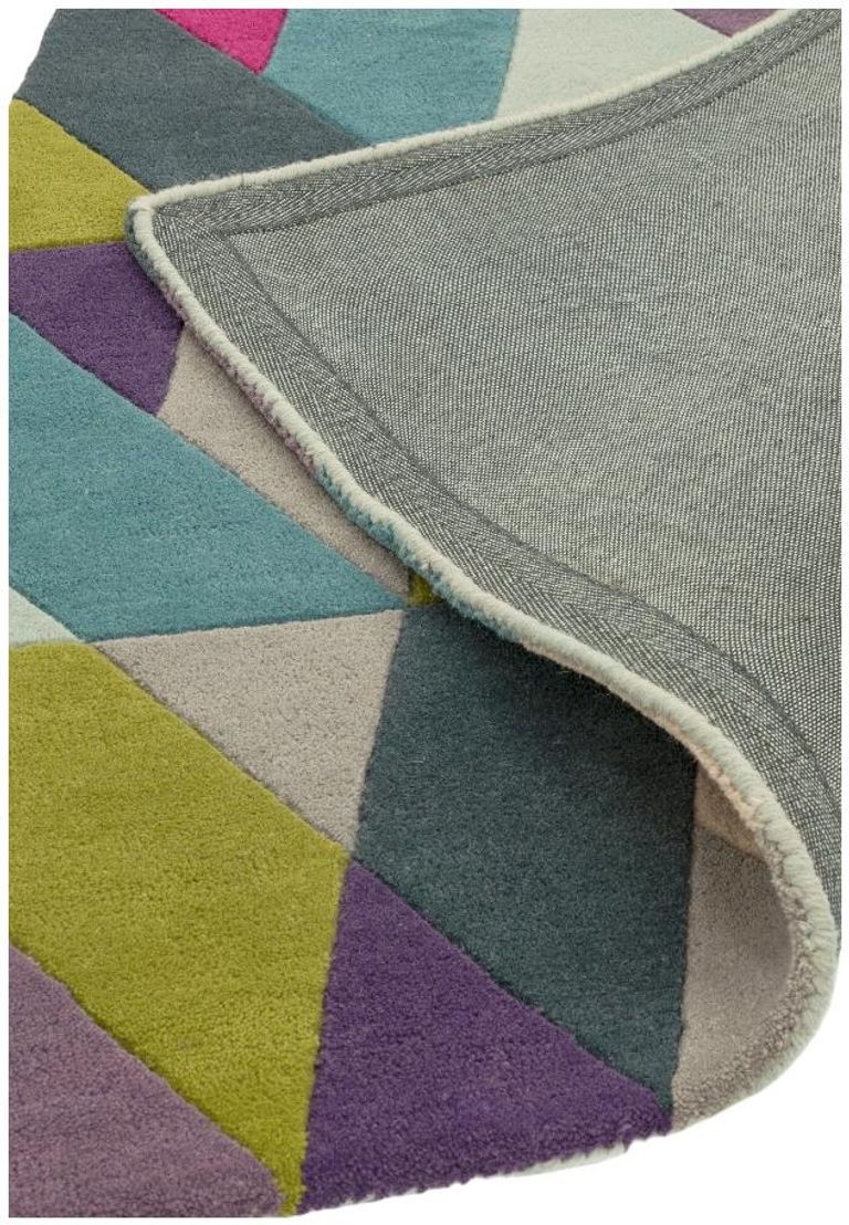 Contemporary Design Funk Rug - Chevron 02 - Blue Green - Sizes Available