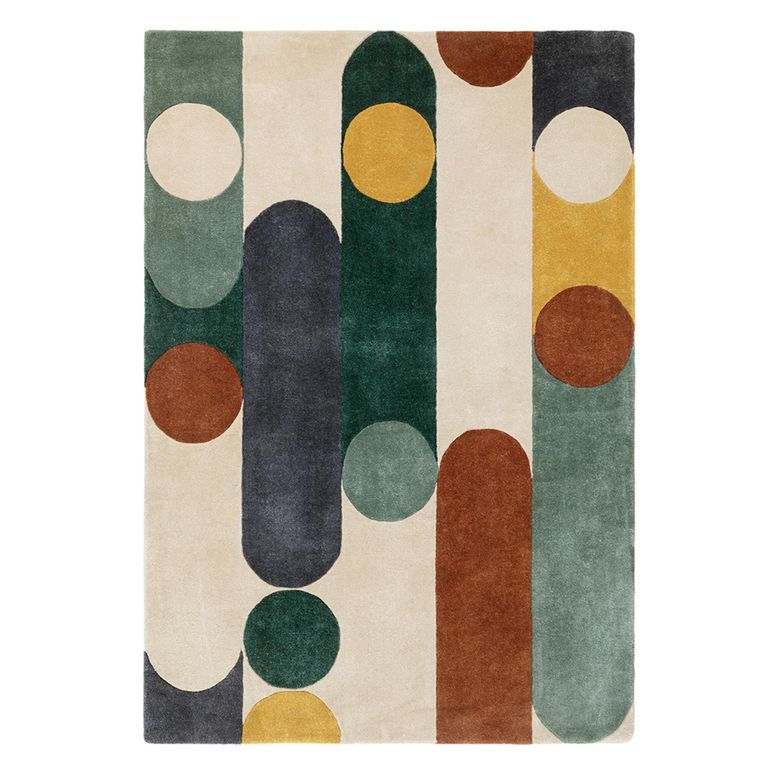 Contemporary Design Romy Rug - Morse Multi Colour - Sizes Available