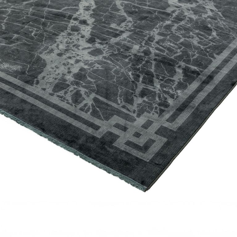 Contemporary Design Zehraya Rug - Border Grey - Sizes Available