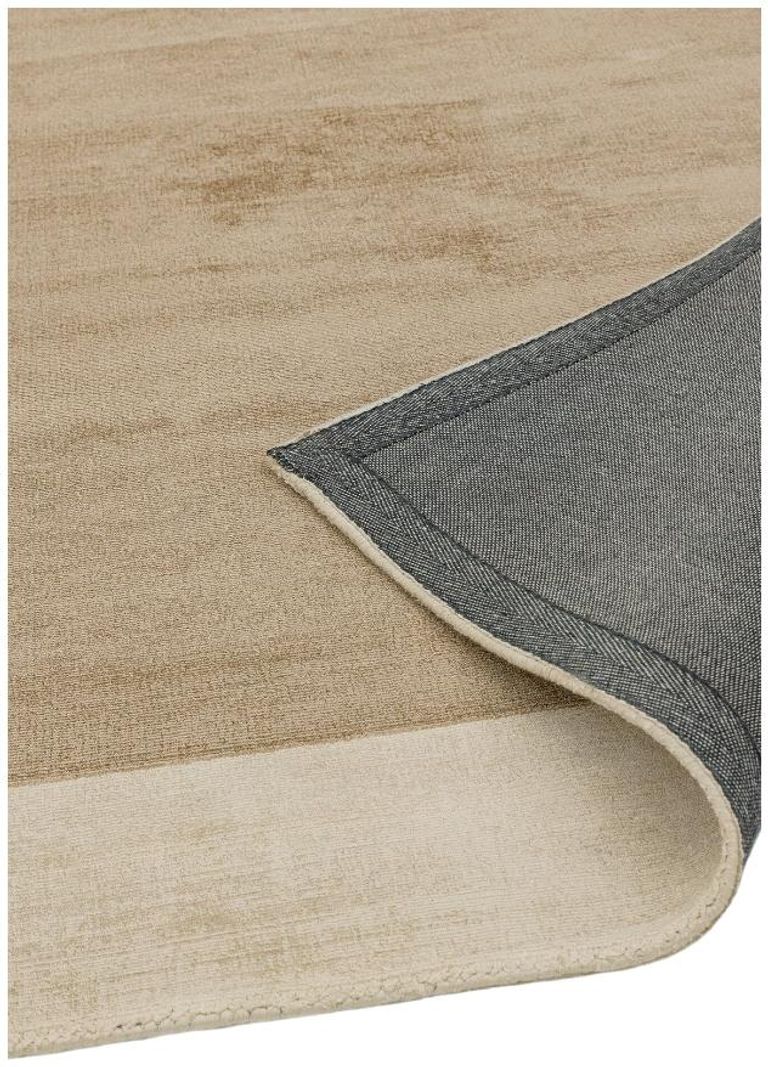 Contemporary Plain Blade Rug - Border 01 - Putty Champagne - Sizes Available