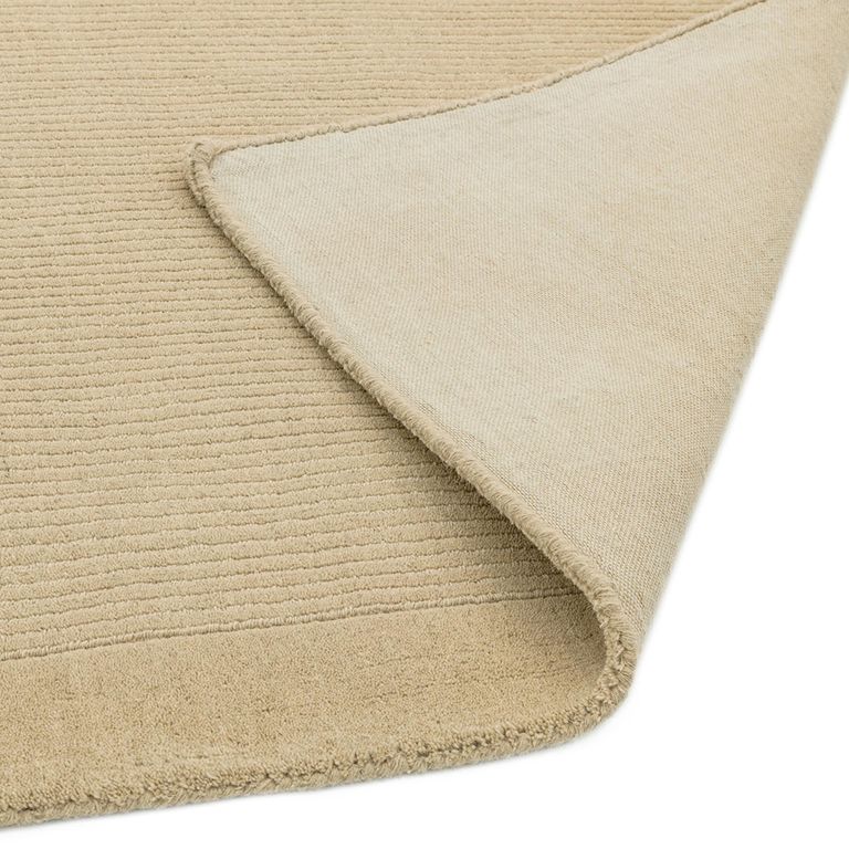 Contemporary Plain York Rug - Beige - Sizes Available