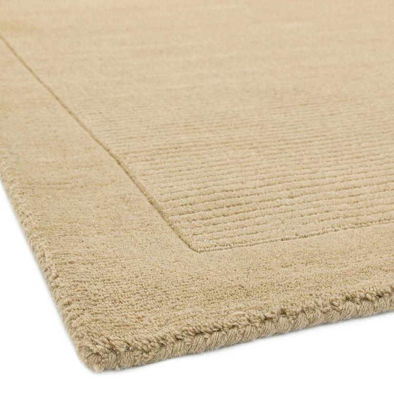 Contemporary Plain York Rug - Beige - Sizes Available