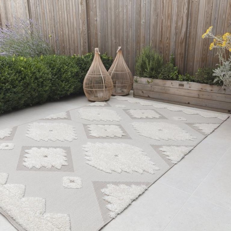Easy Monty Rug - Tribal - MN02 - Natural and Cream - Sizes Available
