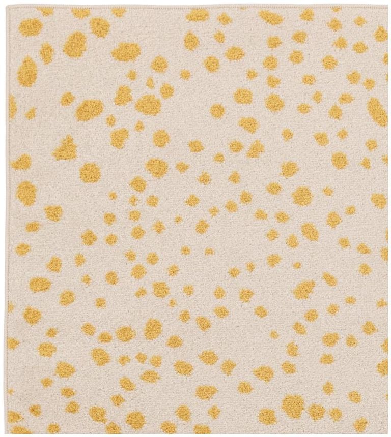 Easy Muse Rug - Spotty - MU12 - Yellow - Sizes Available