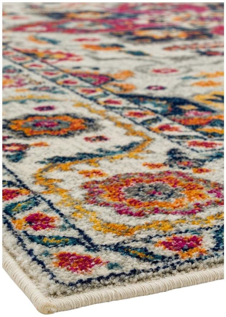 Easy Nova Rug - White Multi Colour - NV24 - Sizes Available