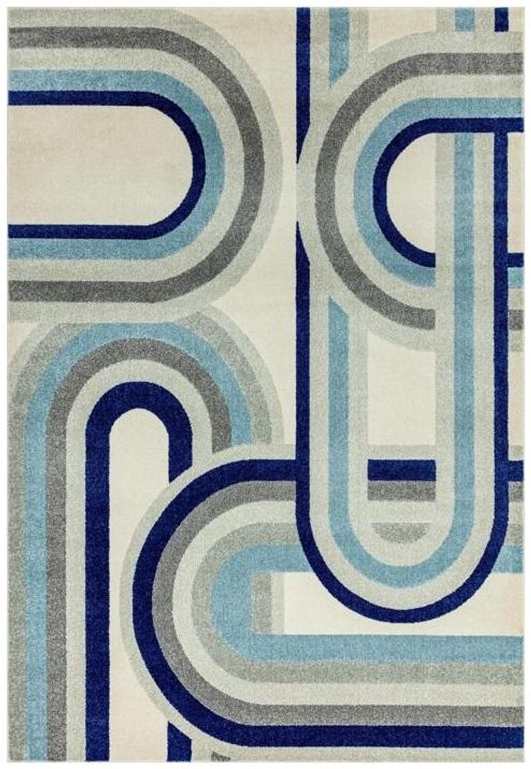 Easy Nova Rug - Retro Blue - NV30 - Sizes Available