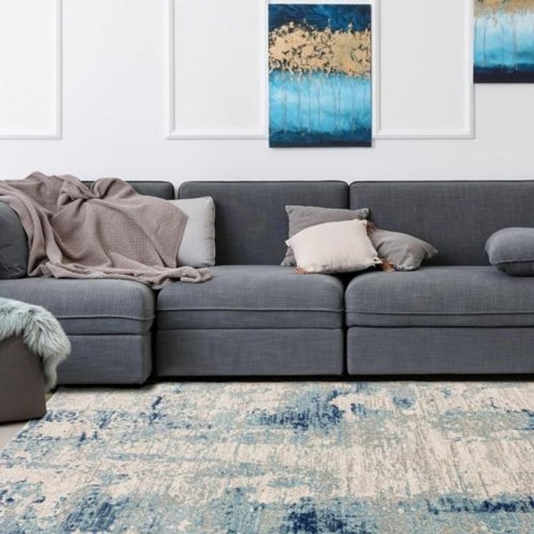 Easy Nova Rug - Mirage Blue - NV36 - Sizes Available