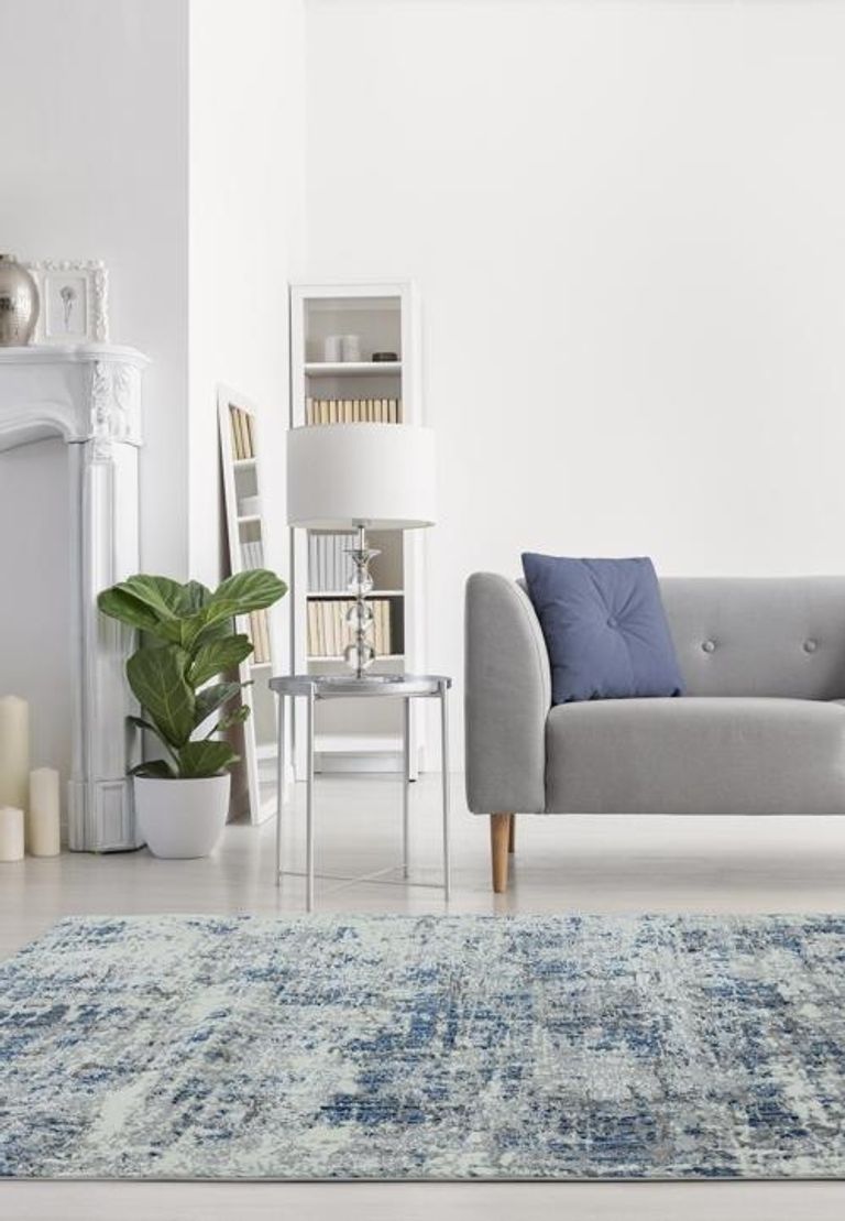 Easy Orion Rug - Abstract - OR04 - Blue - Sizes Available