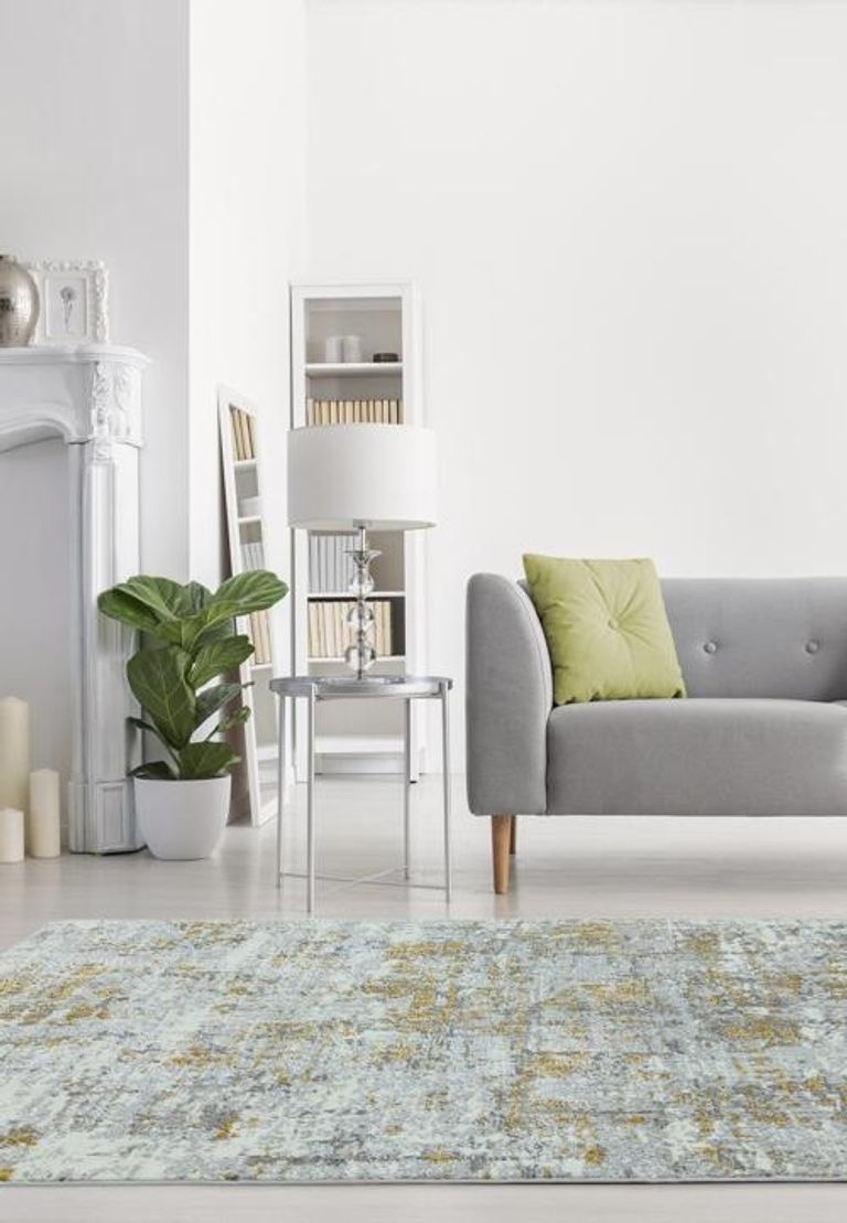 Easy Orion Rug - Abstract - OR07 - Yellow - Sizes Available