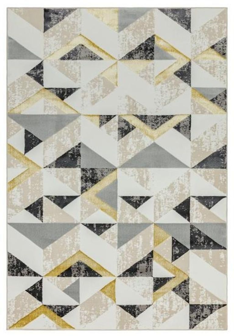 Easy Orion Rug - Flag - OR11 - Grey - Sizes Available