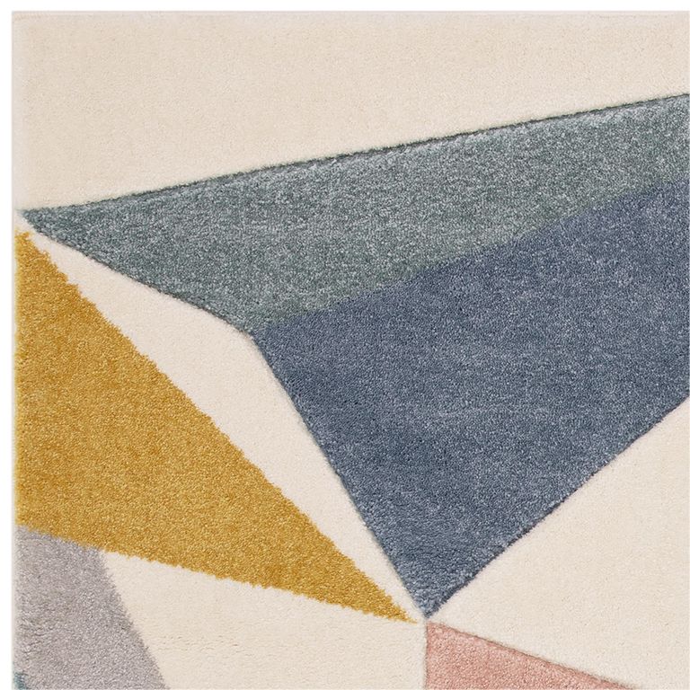 Easy Sketch Rug - Kaleidoscope - Pastel - Sizes Available