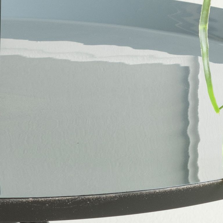 Clearance - Elena Cake Stand Table - Tripod - Grey Enamel