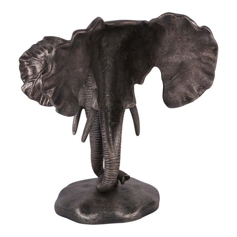Kariba Sculpture - Cast Aluminium - Nuzzling Elephants