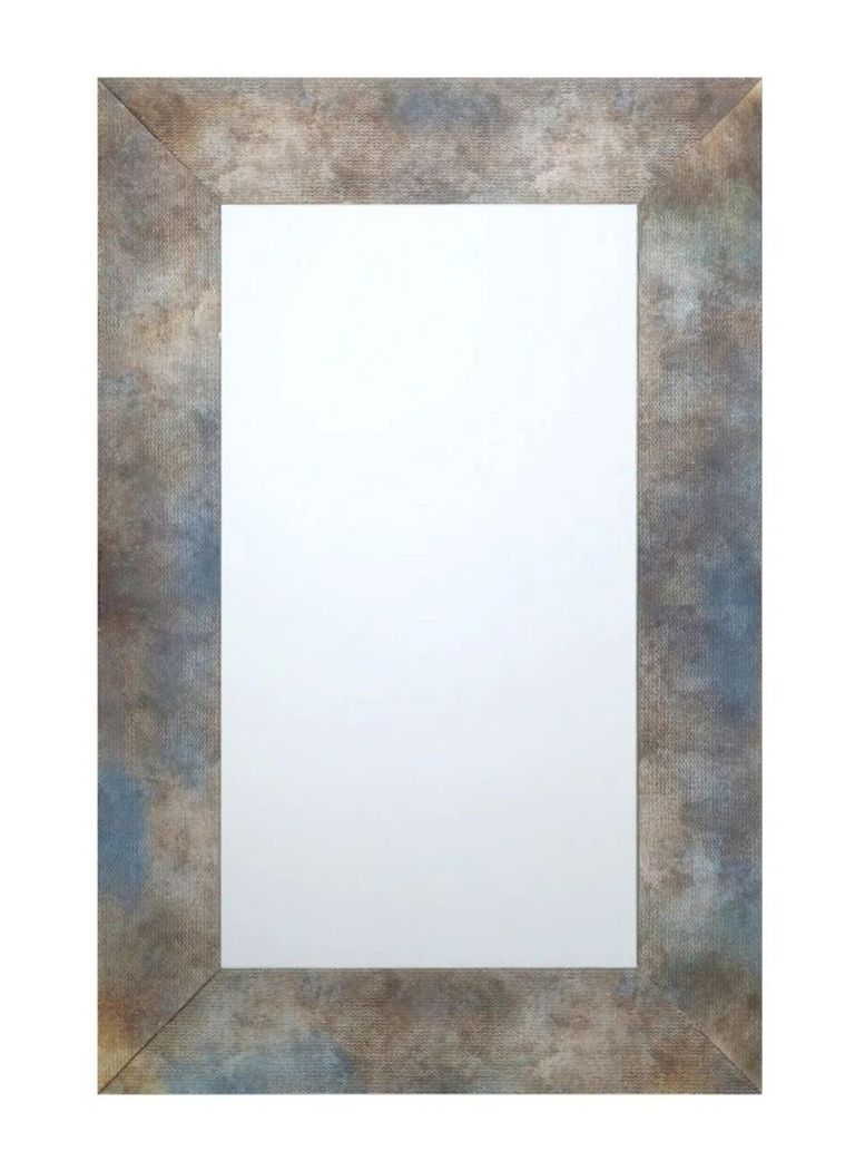 Zuri Wall Mirror - Blue - Rectangular - 120cm x 80cm