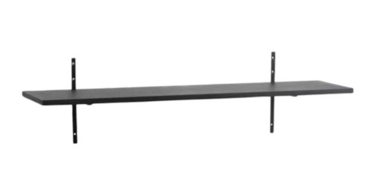 Tano Wall Shelf - Black - Wood