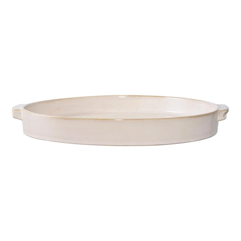 Tray - Round - Ceramic - White