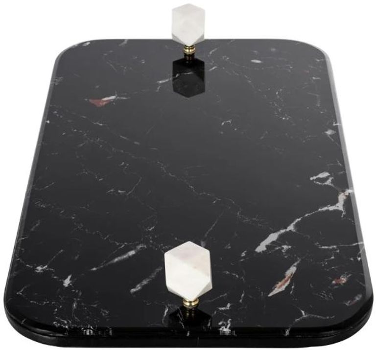 Yaya Black Marble Effect Tray