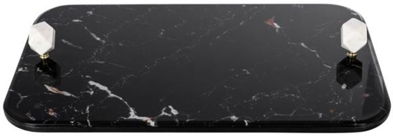 Yaya Black Marble Effect Tray