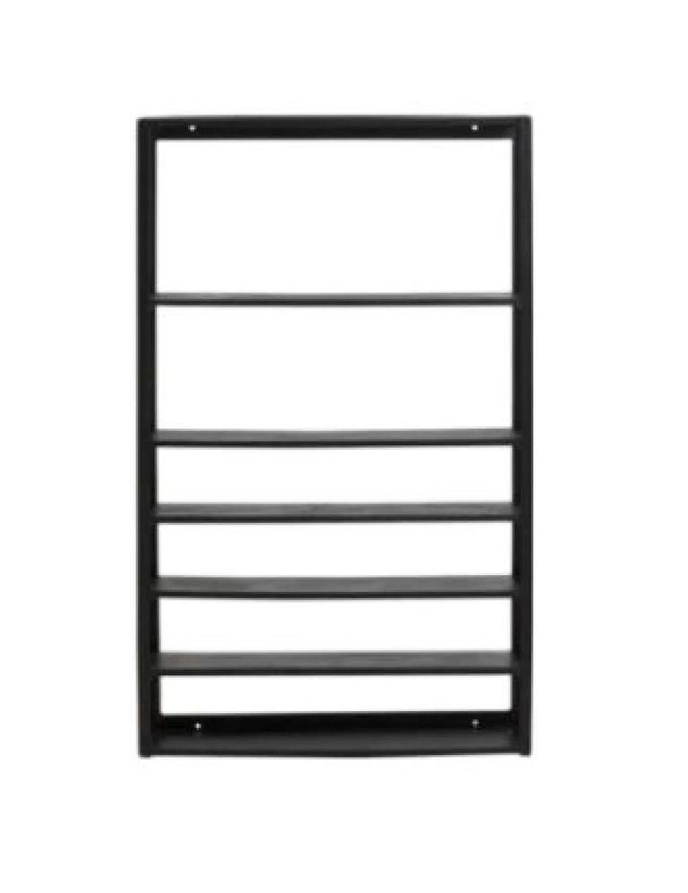 Zaros Wall Shelf - Black - Metal