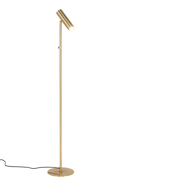 Yacolt Floor Lamp - Brass Metal