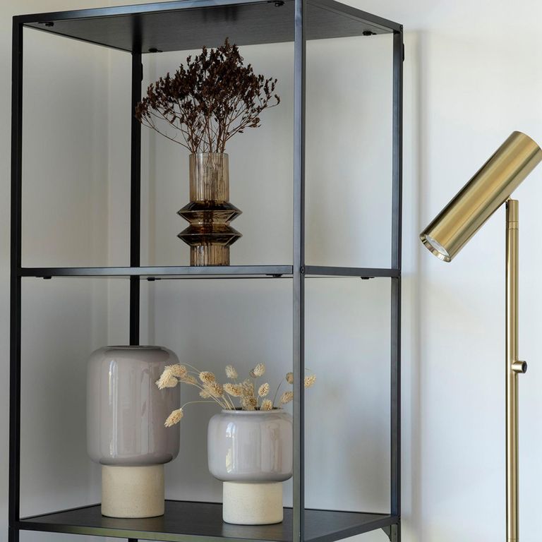 Yacolt Floor Lamp - Brass Metal