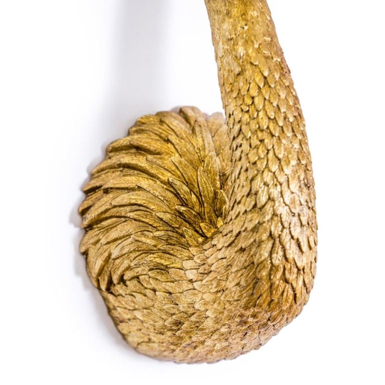 Clearance - Mcgowan Rutherford Wall Lamp - Antique Gold Flamingo Head - A464