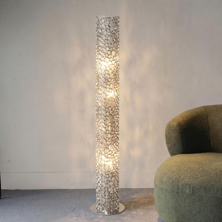 Venus Floor Lamp - Nickel Tube - Standard
