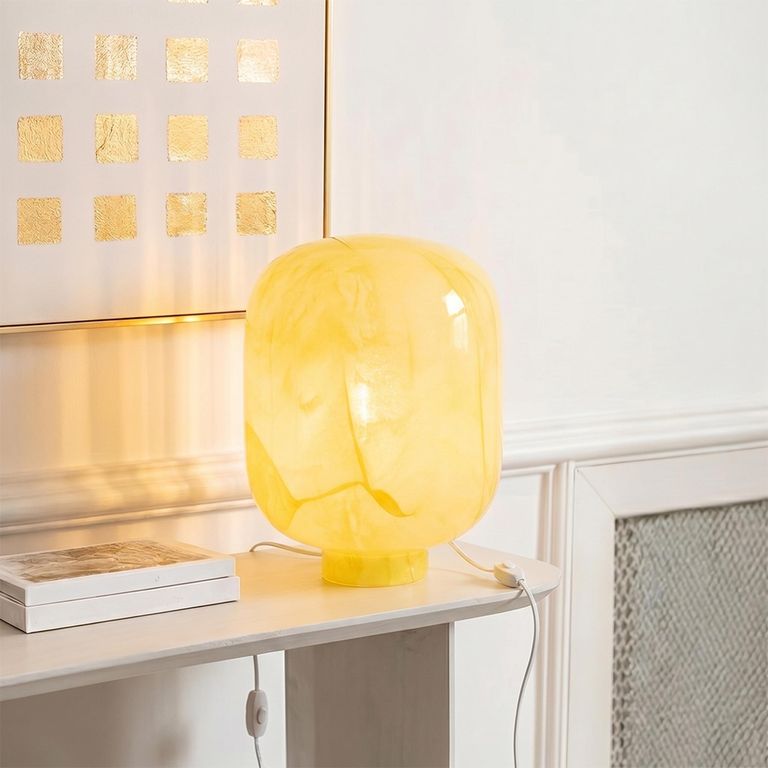 Bola Table Lamp - Yellow - Glass
