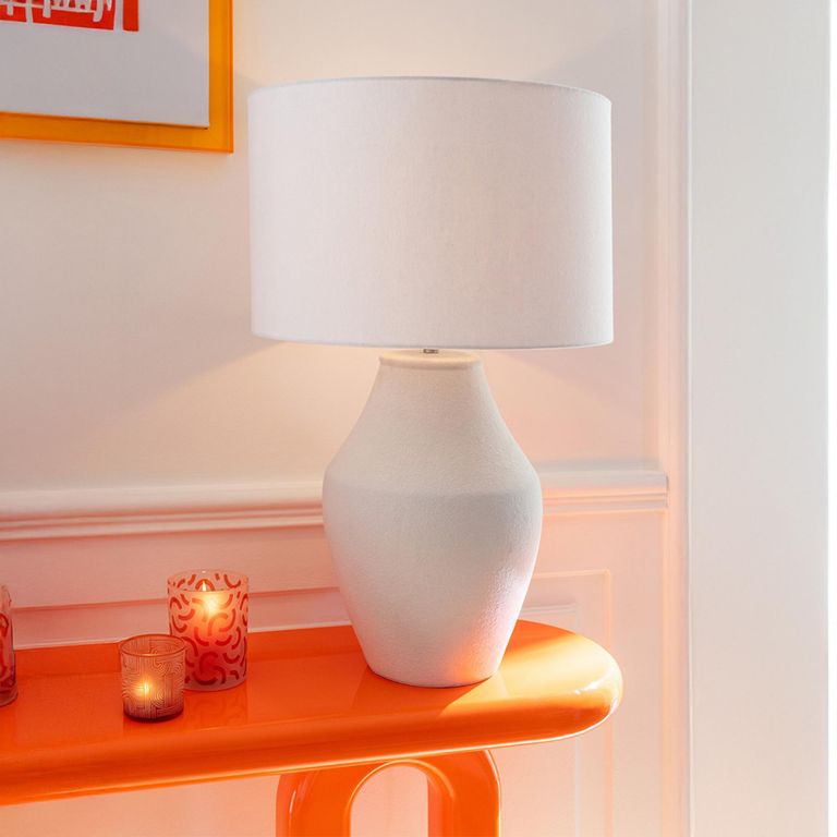 Henri Table Lamp - White - Ceramic