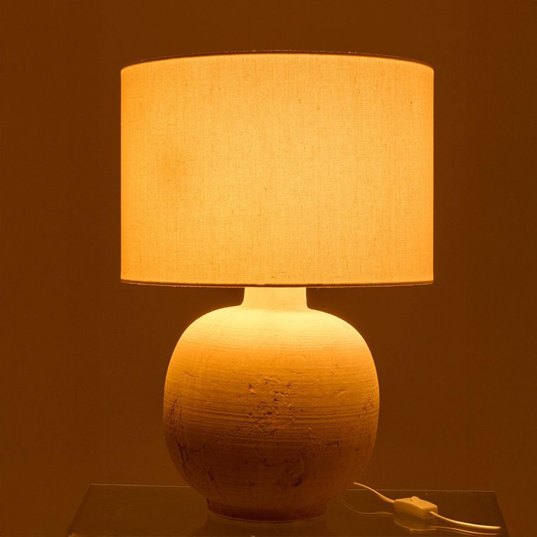 Ball Table Lamp - Beige - Ceramic